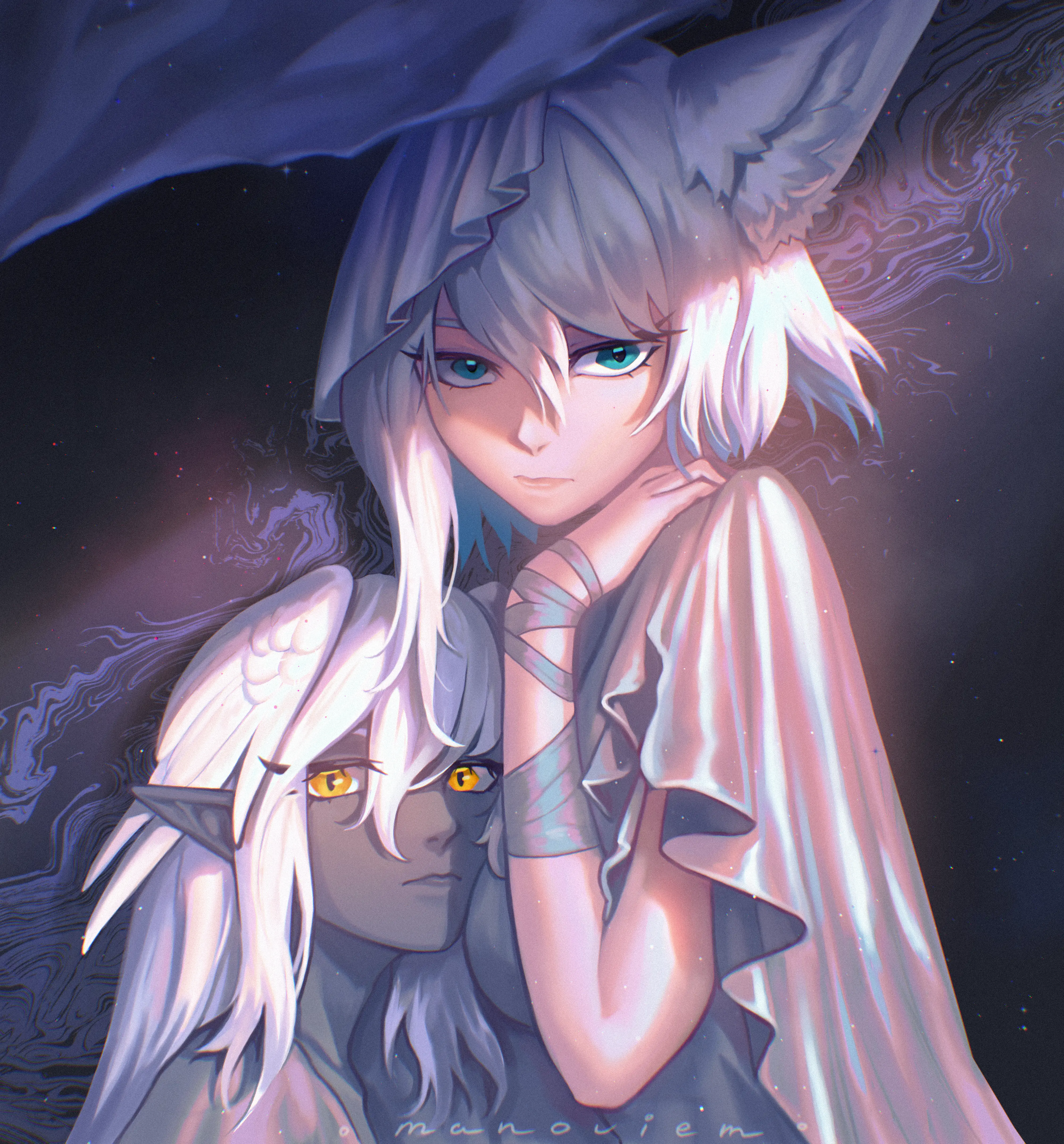 Yukitsune character illustration sheet